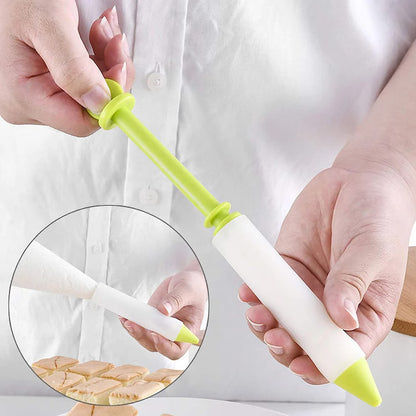 Pix pentru decorat prăjituri, set cu 4 duze