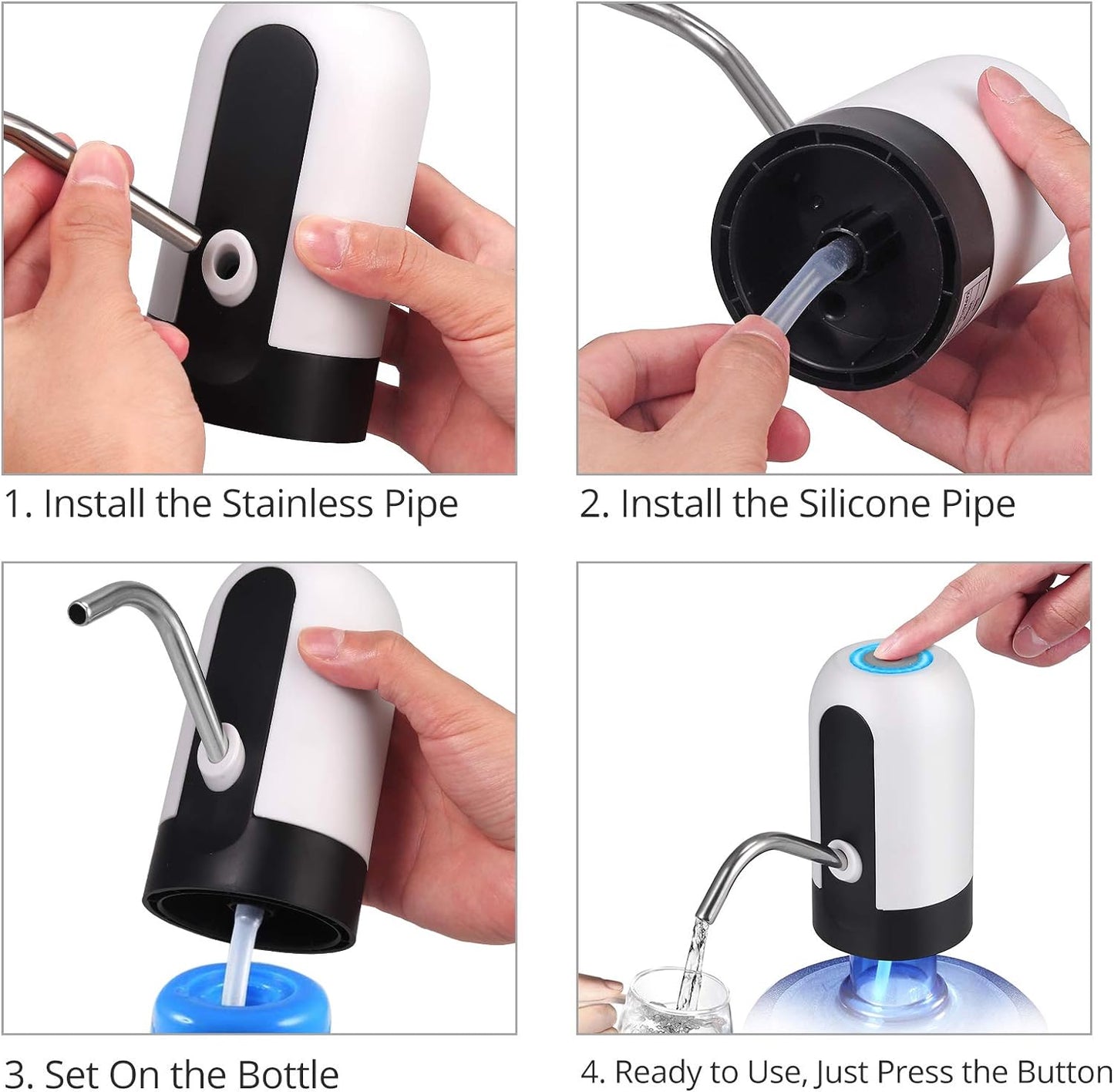 Pompă electrică pentru sticle de apă