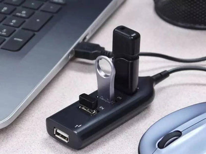Hub USB cu 4 porturi pentru conectare simultană