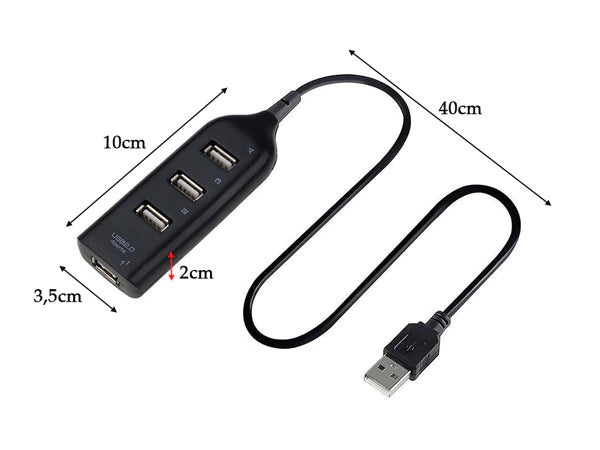 Hub USB cu 4 porturi pentru conectare simultană