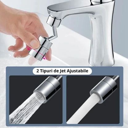 Extensor universal pentru robinet cu braț rotativ