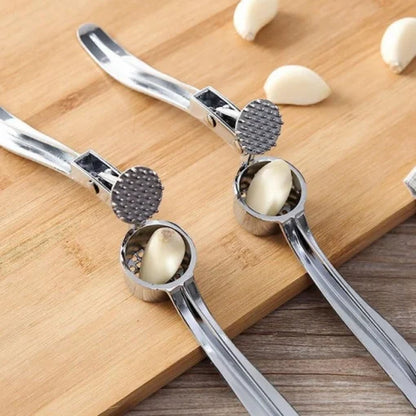 Presă de usturoi, oțel inoxidabil, 14 cm