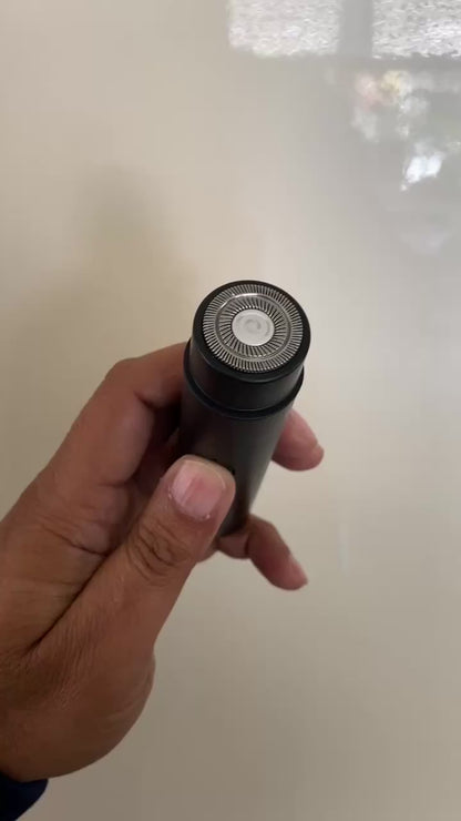 Mini aparat de ras electric, portabil, reîncărcabil USB
