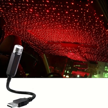 Proiector de lumină ambientală cu stele, LED și USB