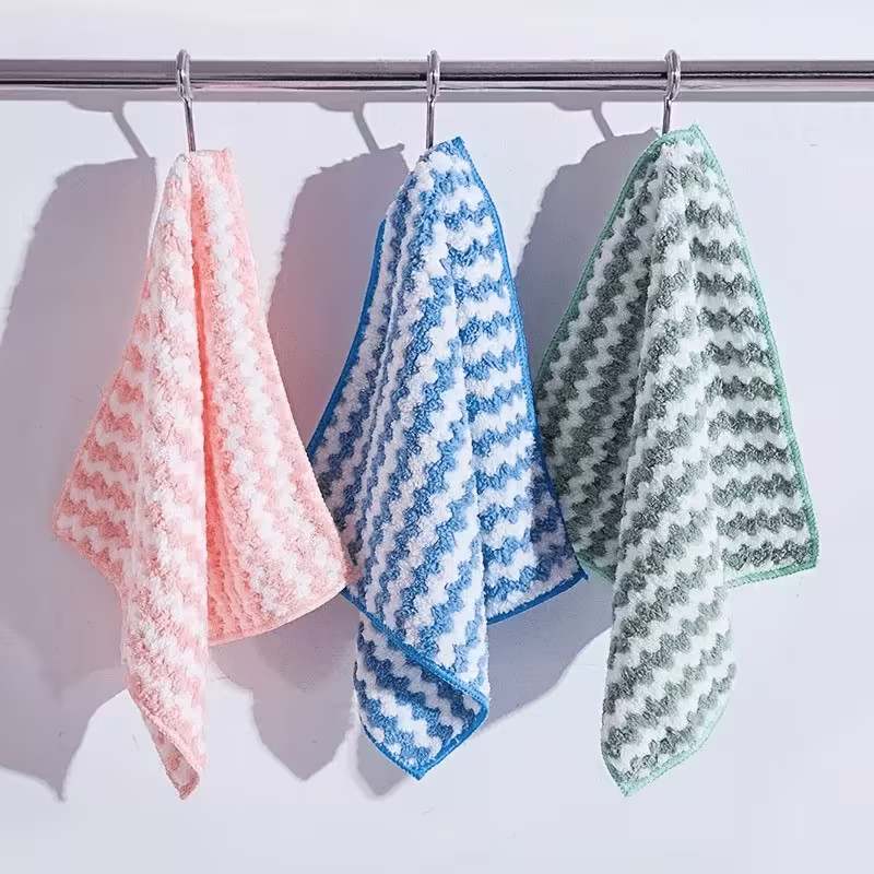 Set 5 bucăți prosoape multicolore din microfibră