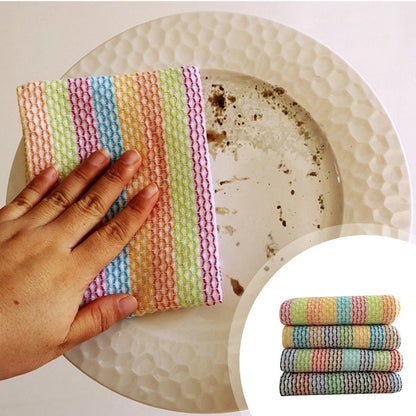 Set 5 prosoape din bumbac pentru curățare, 30x30 cm