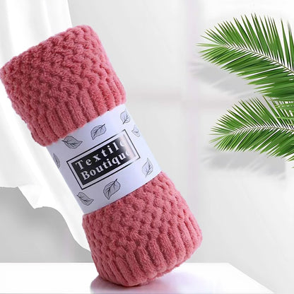 Prosop de baie din catifea, 75x35 cm