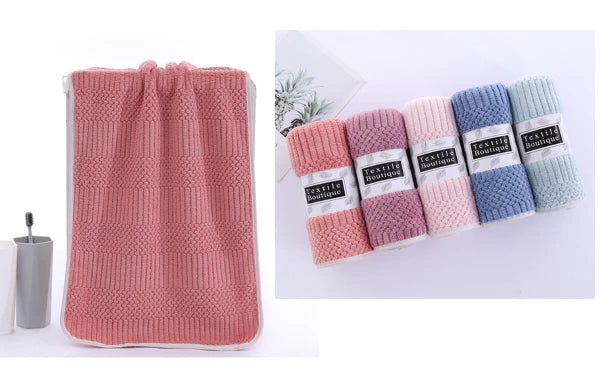 Prosop de baie din catifea, 75x35 cm