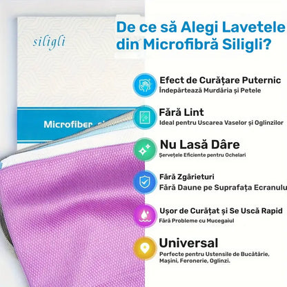 Set 5 prosoape din microfibră, model solzi de pește