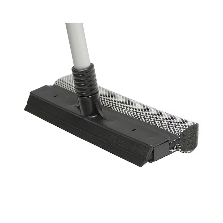 Racletă cu mâner telescopic pentru șters geamuri