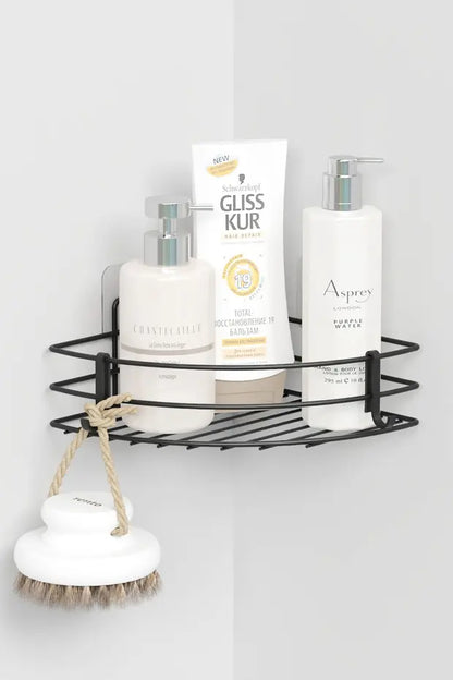 Raft metalic pe colț pentru loțiuni duș