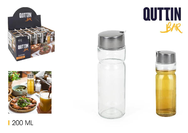 Recipient sticlă pentru ulei/oțet, 200ml