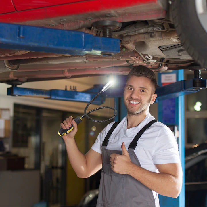 Tijă cu cap magnetic și LED pentru recuperarea obiectelor