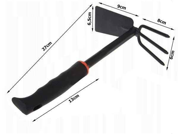 Sapă de grădină cu două fețe