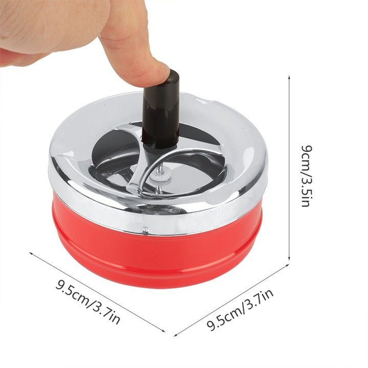 Scrumieră antivânt cu buton