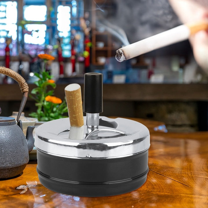 Scrumieră antivânt cu buton