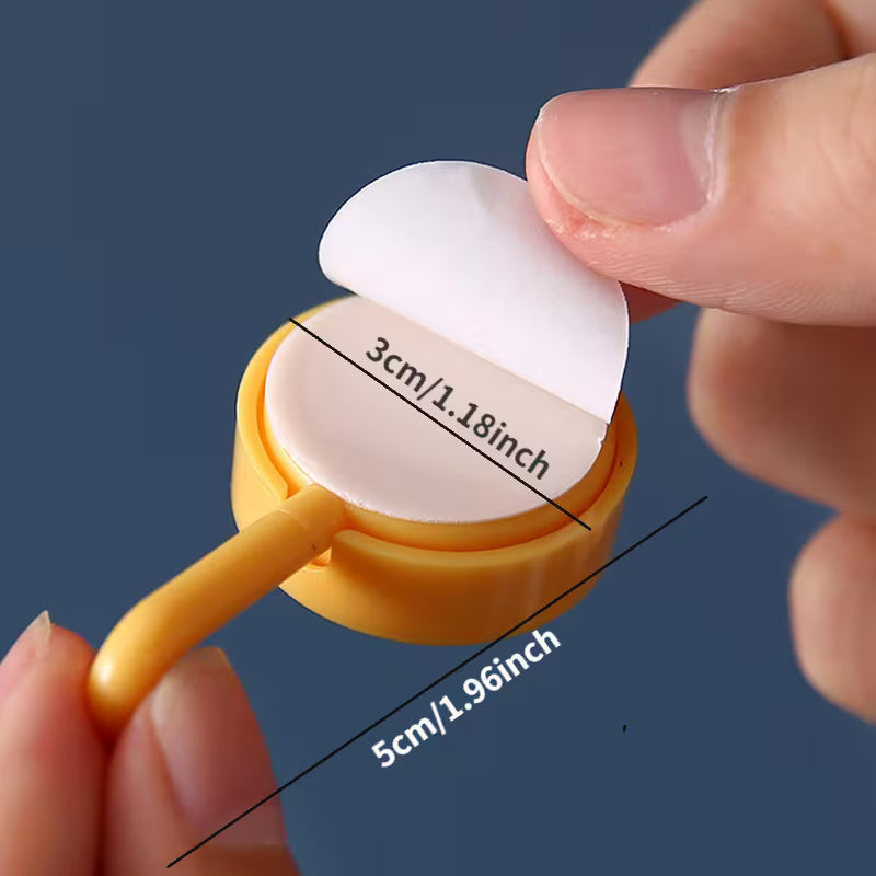 Set 5 cârlige adezive colorate