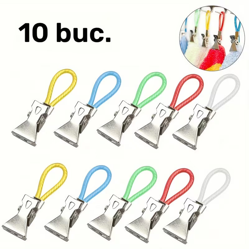Set 10 cleme de agățat prosoape
