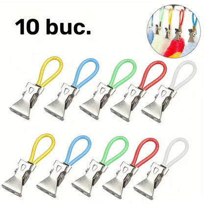 Set 10 cleme de agățat prosoape