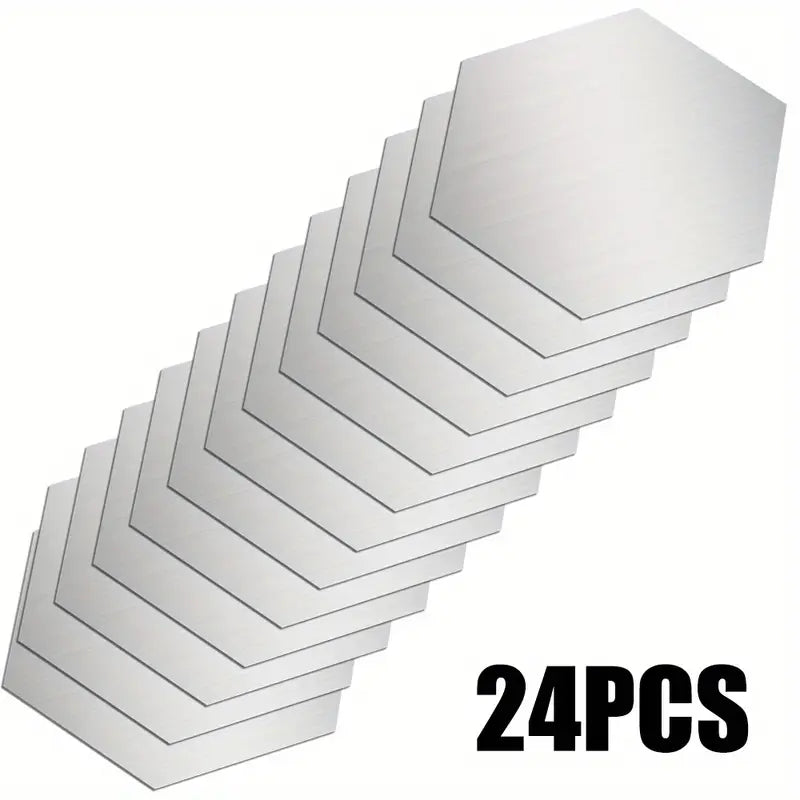 Set 24 oglinzi autocolante de perete