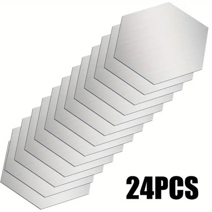 Set 24 oglinzi autocolante de perete