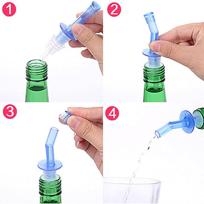 Set 2 dopuri cu picurator pentru sticle