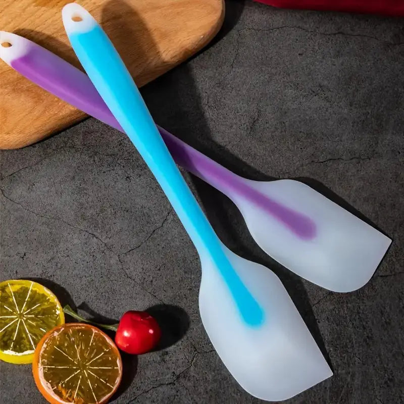 Set de 2 spatule premium din silicon termorezistent, 21 cm
