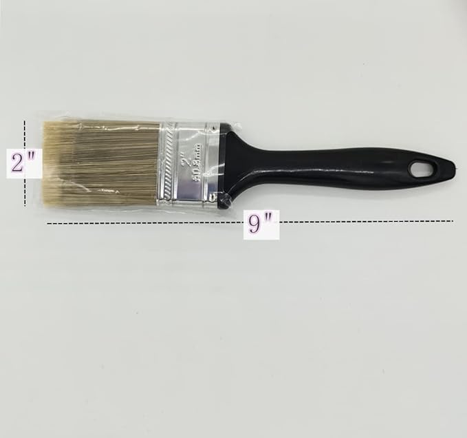 Set 3 pensule de vopsit de 2,5,8 cm