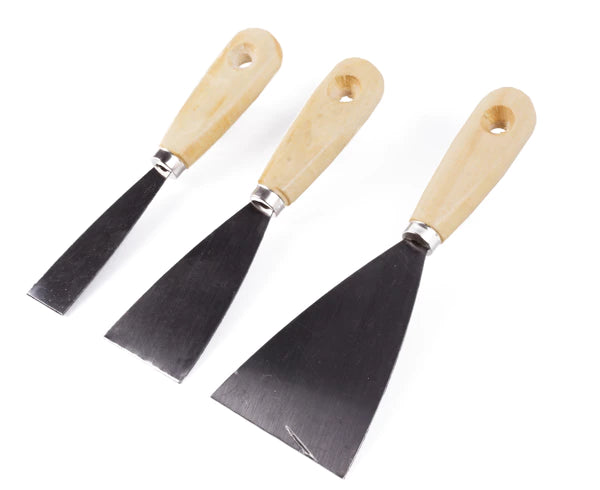 Set 3 șpacluri pentru lucrări de finisare