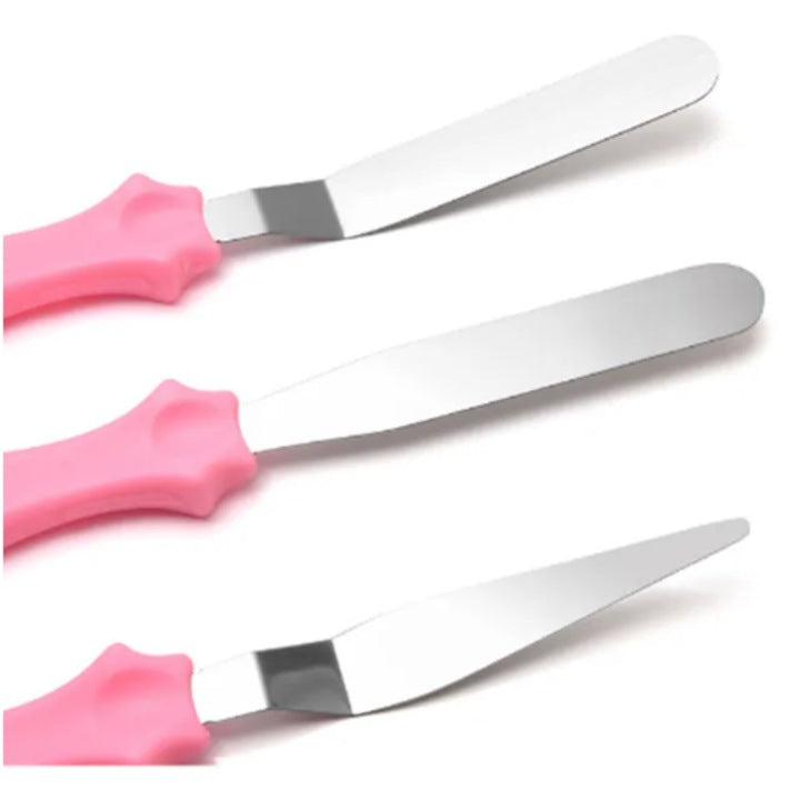 Set de 3 spatule pentru prăjituri, 23 cm