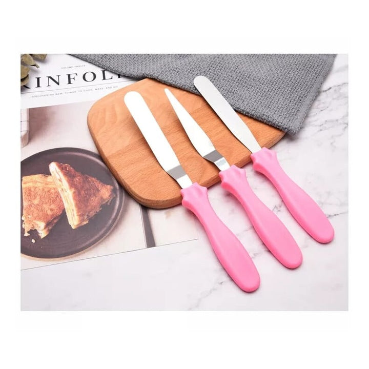 Set de 3 spatule pentru prăjituri, 23 cm
