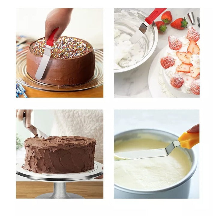 Set de 3 spatule pentru prăjituri, 23 cm