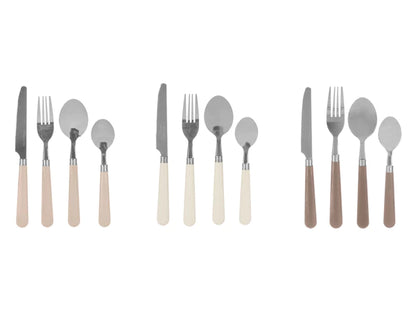 Set 4 tacâmuri, Kinvara, inox, argintiu