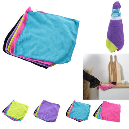 Set 5 lavete din microfibra, absorbante, 25x25 cm