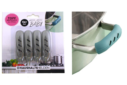 Set 4 mânere din silicon pentru oale