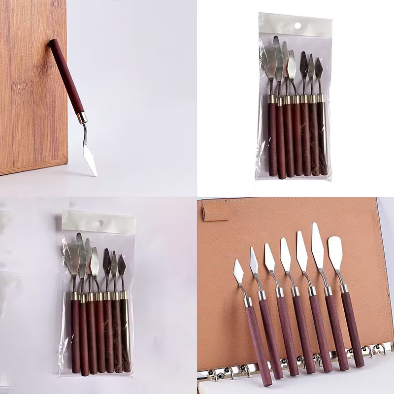 Set 7 spatule de vopsit sau pictat