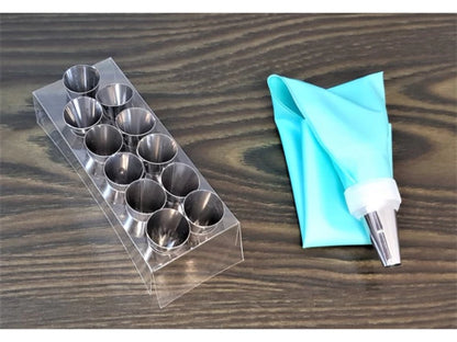 Set pentru ornat torturi și prăjituri cu 12 forme