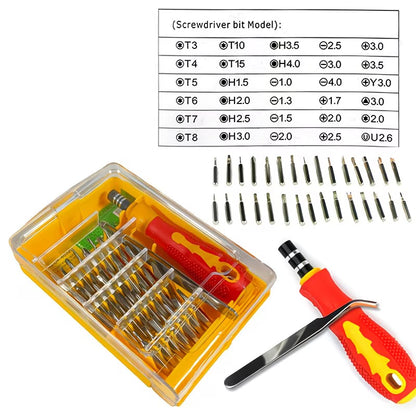 Trusă de șurubelnițe cu 32 biți