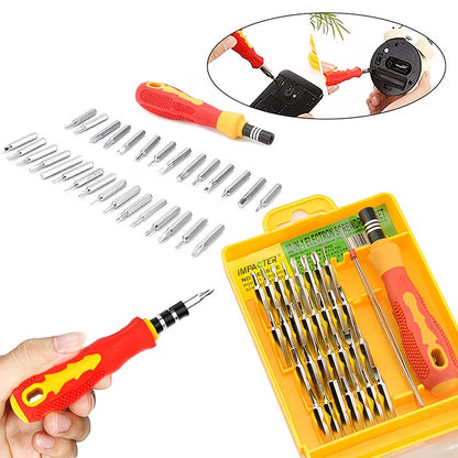 Trusă de șurubelnițe cu 32 biți