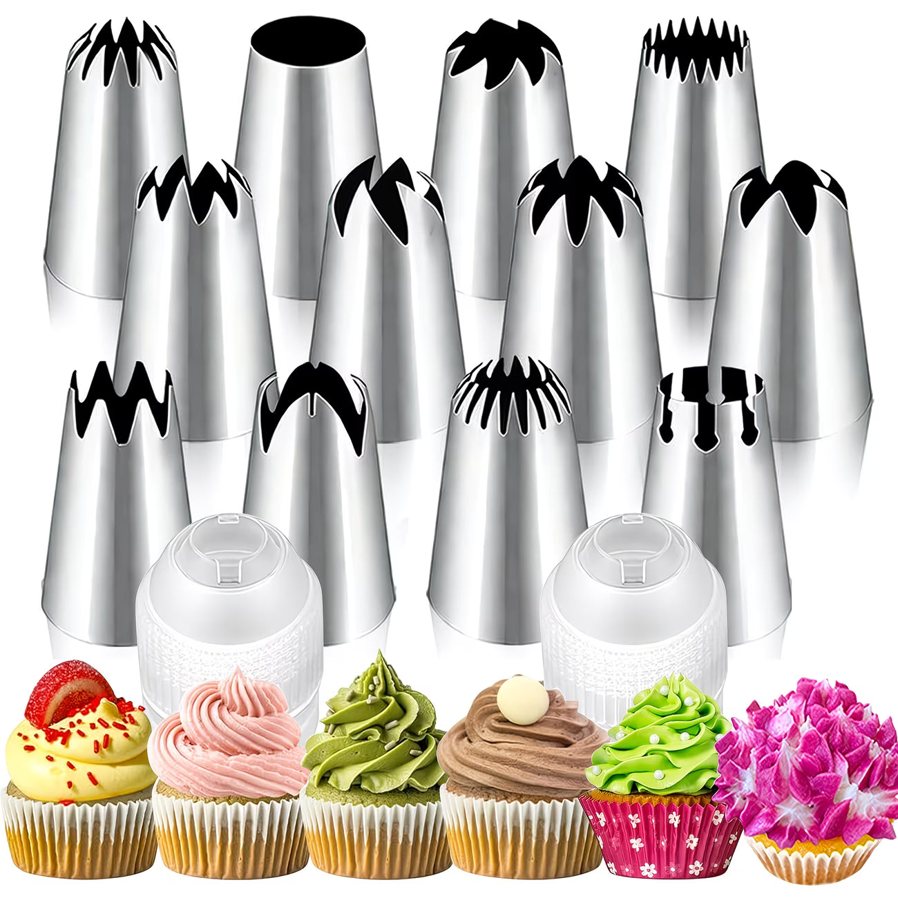 Set pentru ornat torturi și prăjituri cu 12 forme