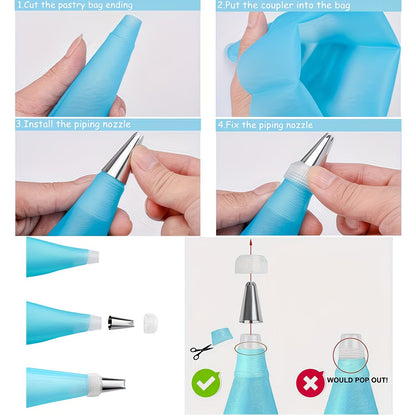 Set pentru ornat torturi și prăjituri cu 12 forme