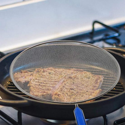 Sită plată de bucătărie din inox cu plasă fină