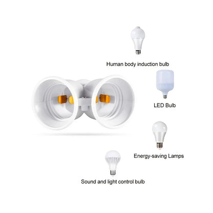 Izzó foglalat kapcsolóval és foglalat adapterrel