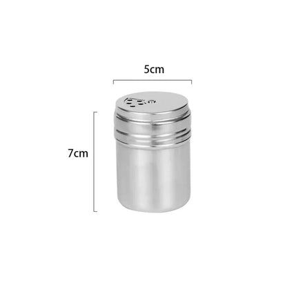 Set 2 solnițe de condimente din inox