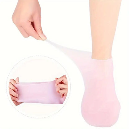 Șosete exfoliante și hidratante pentru călcâie crăpate