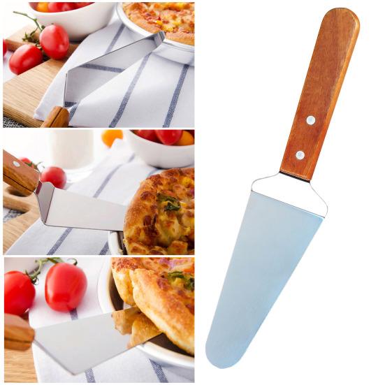 Spatulă de bucătărie cu mâner din lemn