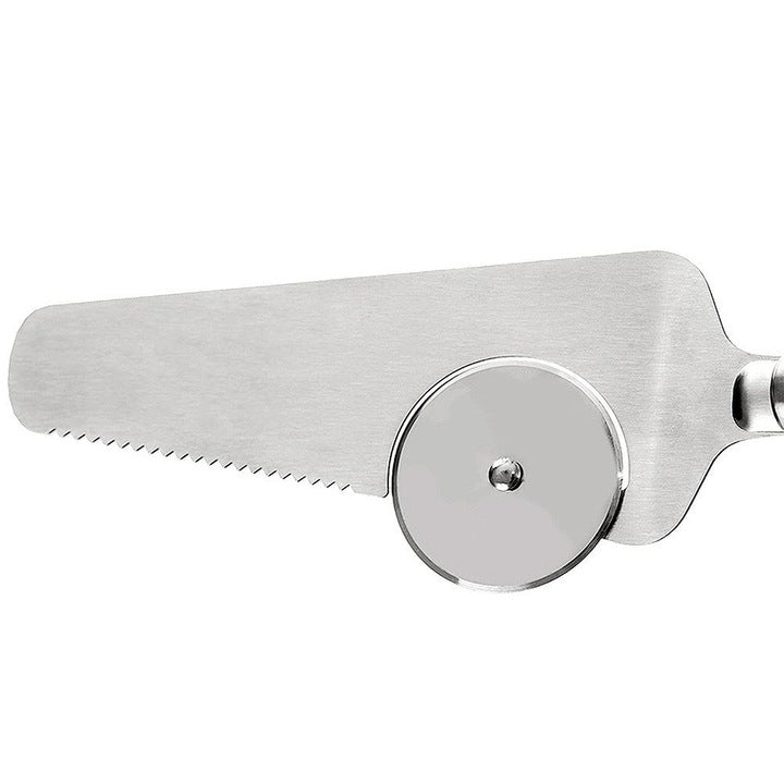 Spatulă cu cuțit pentru pizza sau tort, 29 cm