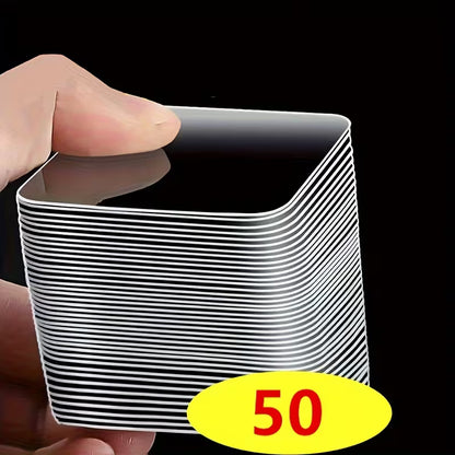 Stickere puternice dublu-adezive, 50 bucăți