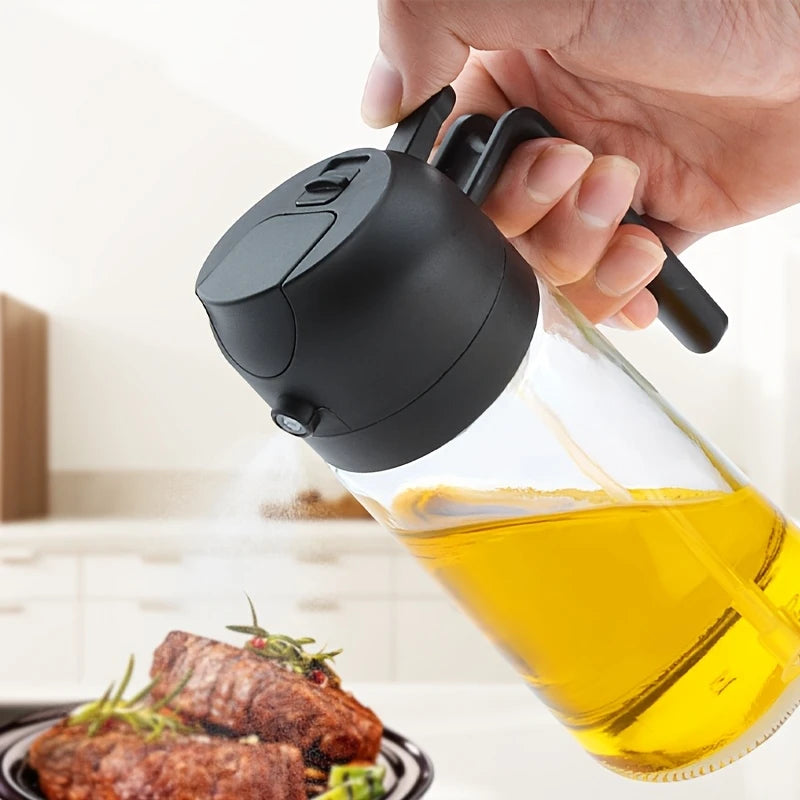 Sticlă cu pulverizator pentru ulei