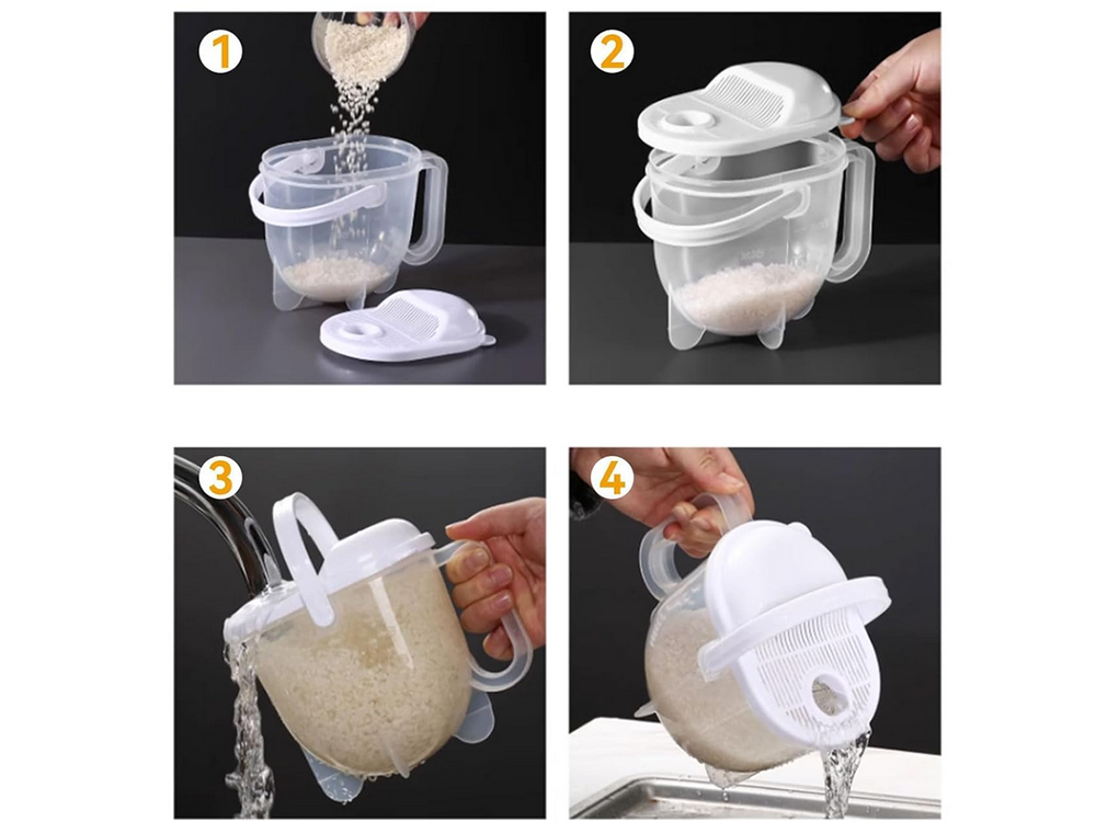 Bol strecurătoare pentru spălat orez și legume